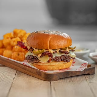 Single Spicy Smash Burger