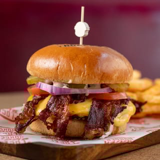 Single Bacon Cheddar Burger