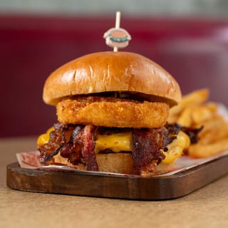 Single Smokes n'Fire Burger